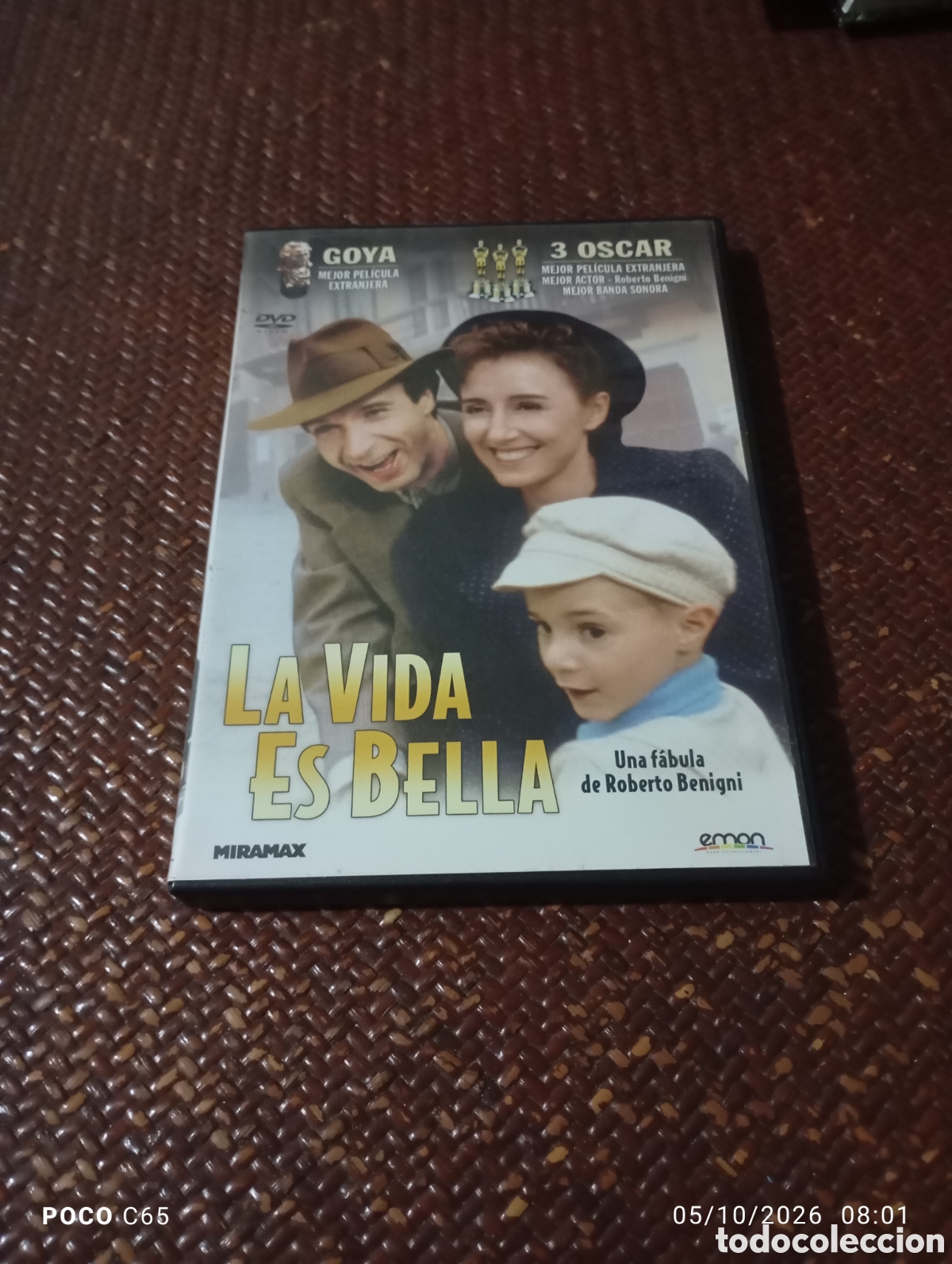 Cine: La vida es bella DVD