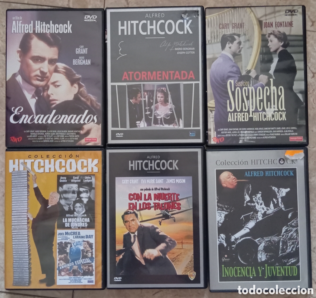 Cin&eacute;ma: LOTE DVD HITCHCOCK 7 PELICULAS