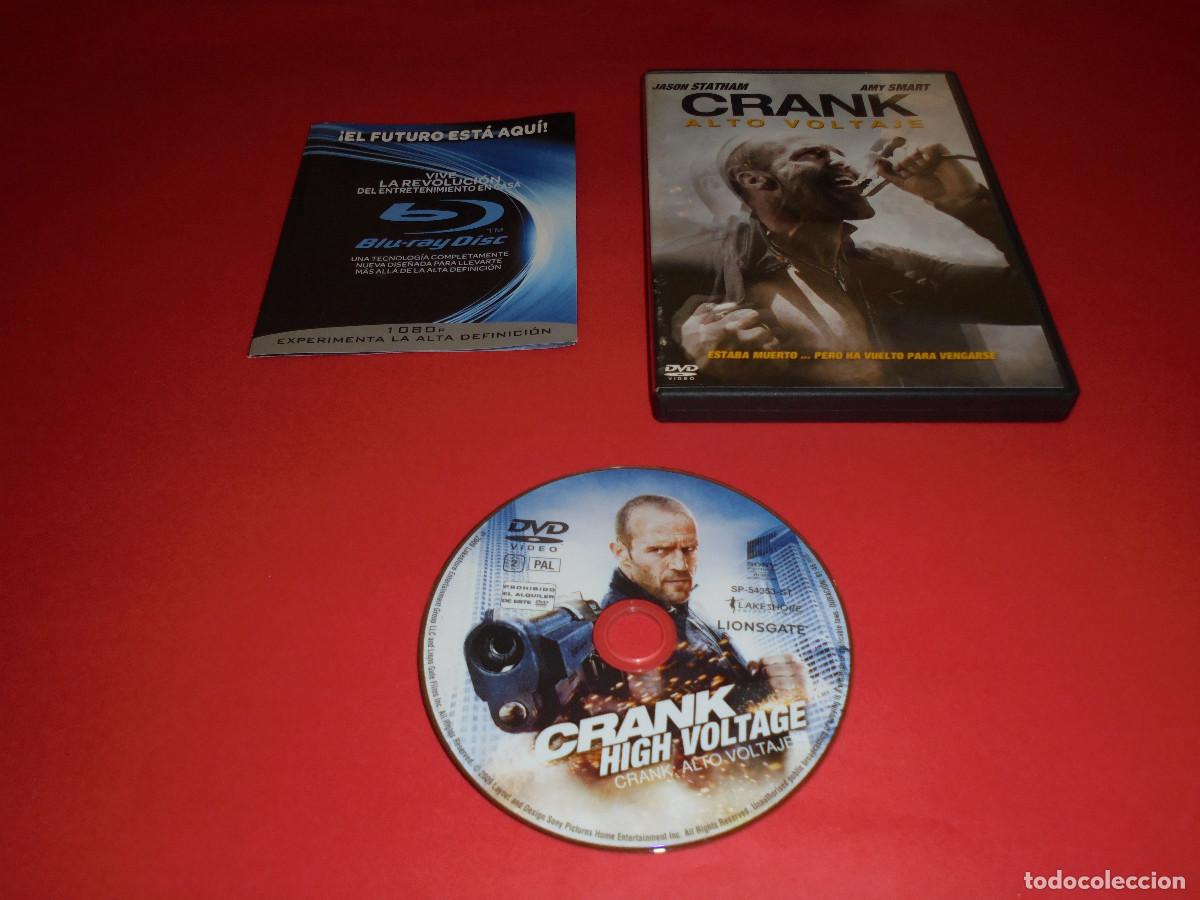 Cine: CRANK ( ALTO VOLTAJE ) - DVD - 06472 - SONY - JASON STATHAM - AMY SMART