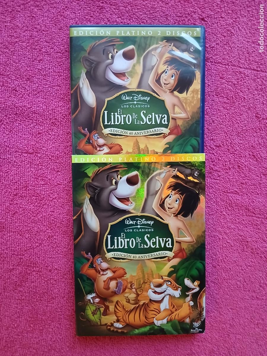 Cine: el libro de la selva edici&oacute;n platino walt disney los cl&aacute;sicos David Hand 2 discos set completo