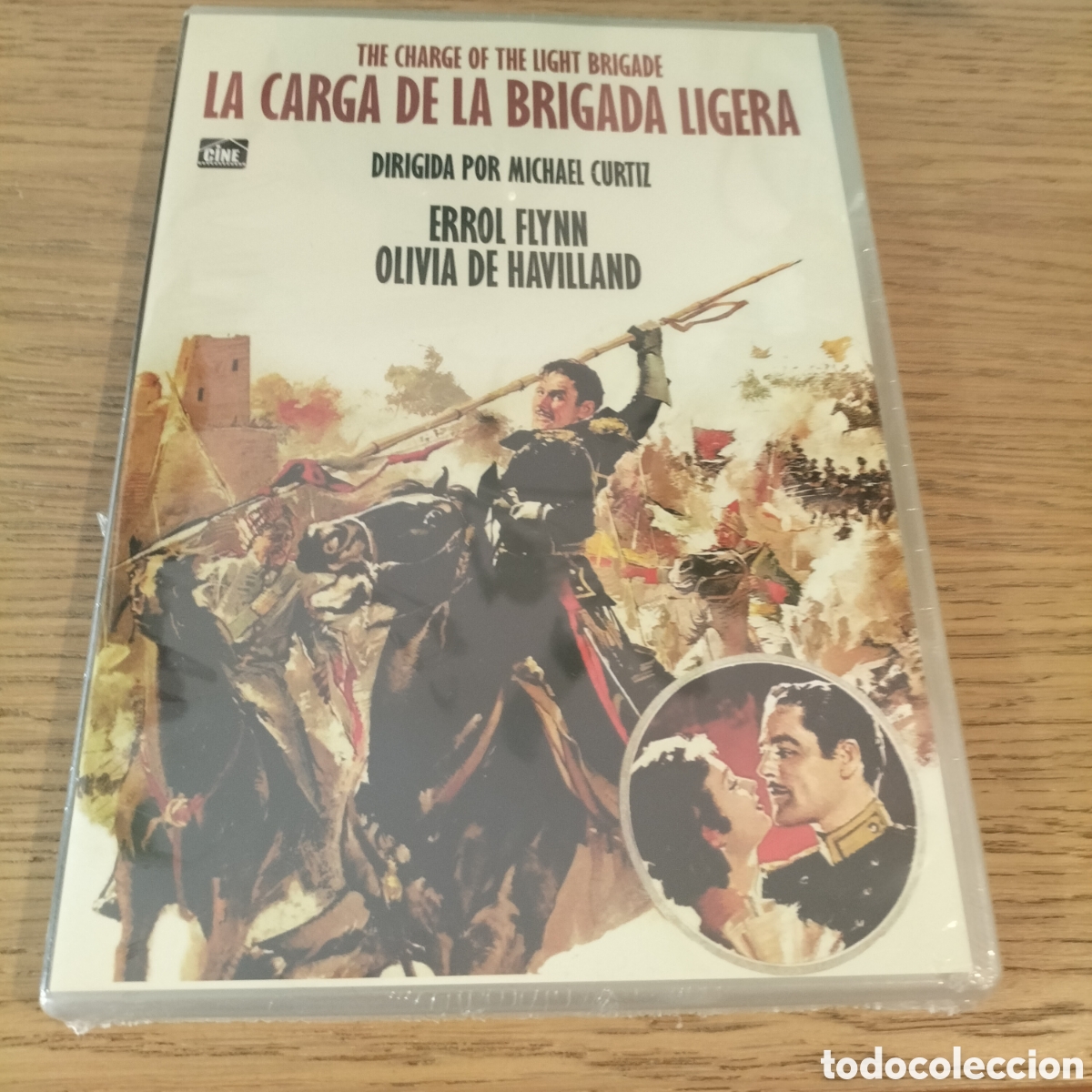 Cine: LA CARGA DE LA BRIGADA LIGERA - ERROL FLYNN - CINE CL&Aacute;SICO - NUEVA Y PRECINTADA