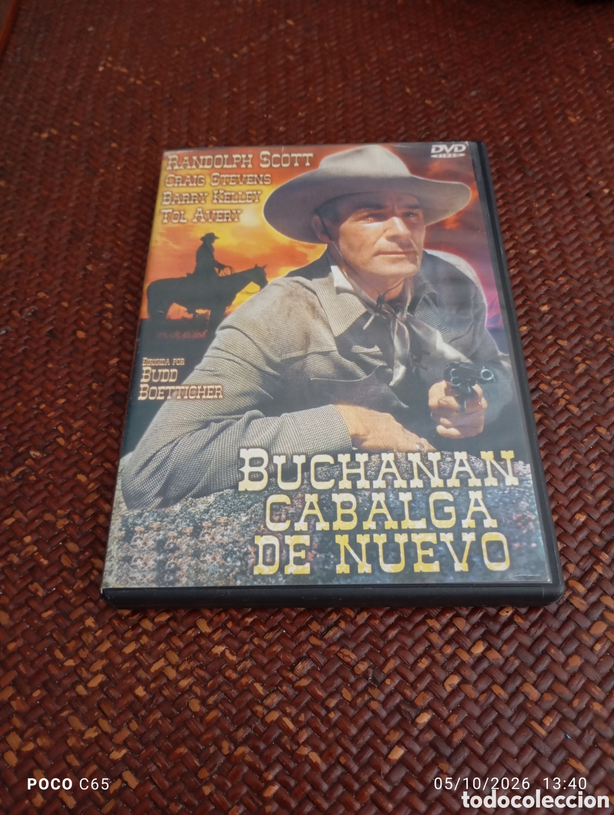 Cine: Buchanan cabalga de nuevo DVD caratula algo recortada