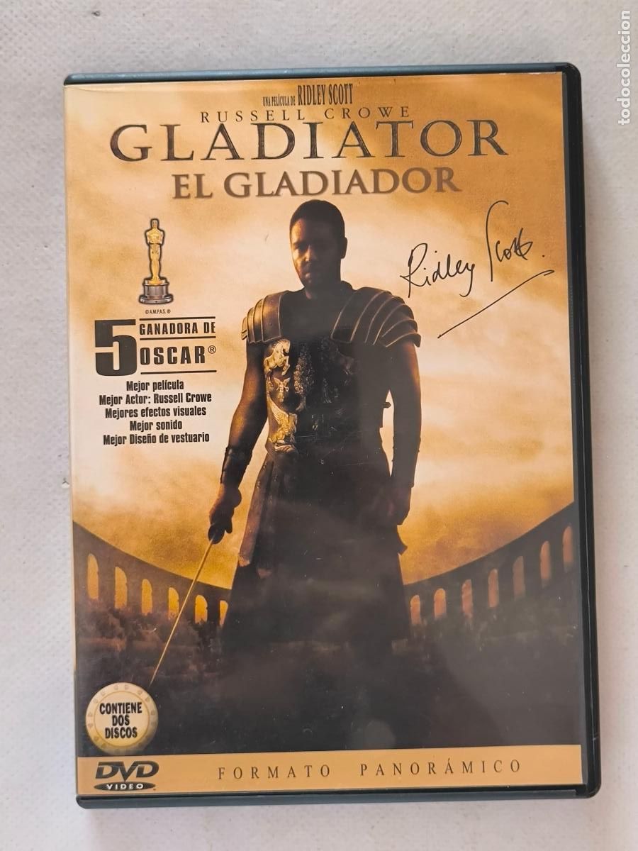 Cine: DVD GLADIATOR (EL GLADIADOR) - 2 DISCOS - RIDLEY SCOTT (350)