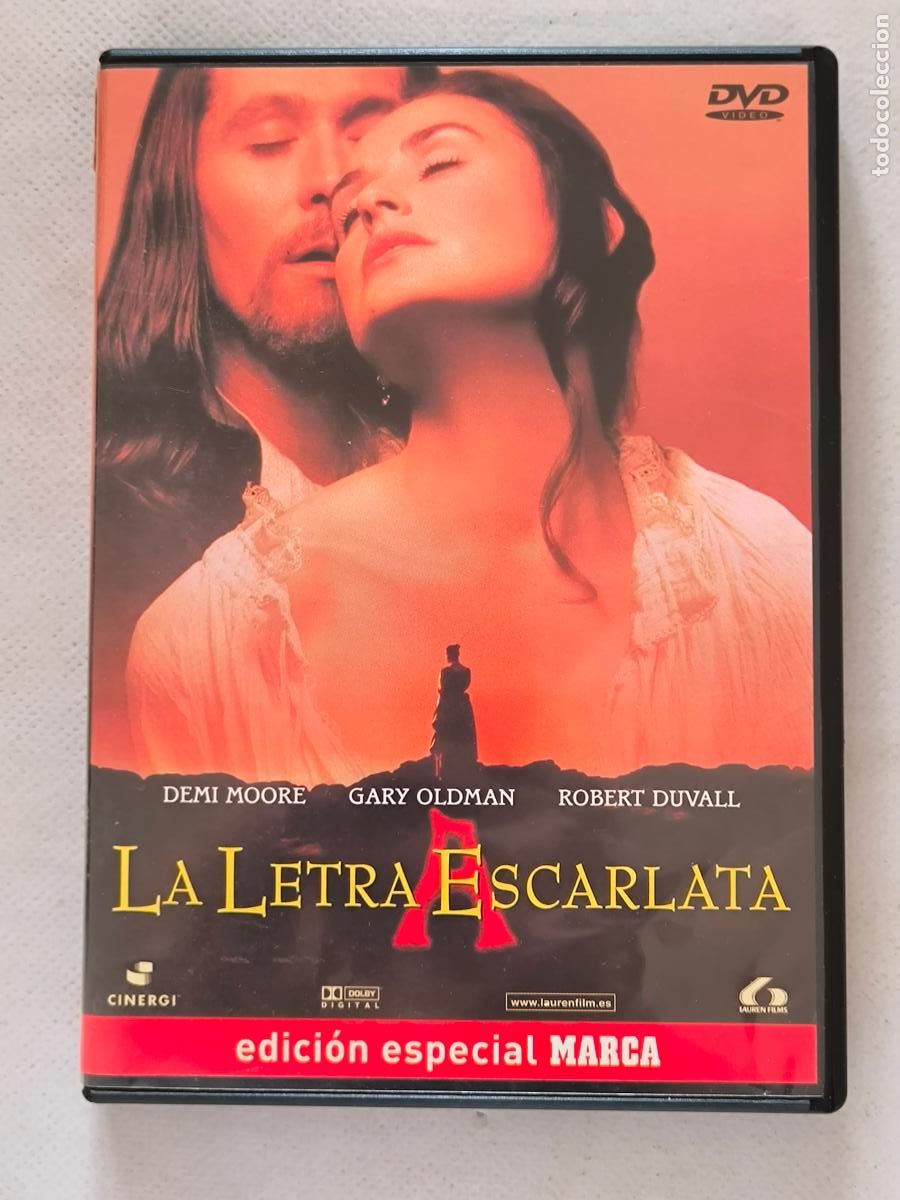 Cine: DVD LA LETRA ESCARLATA - DEMI MOORE, GARY OLDMAN (350)
