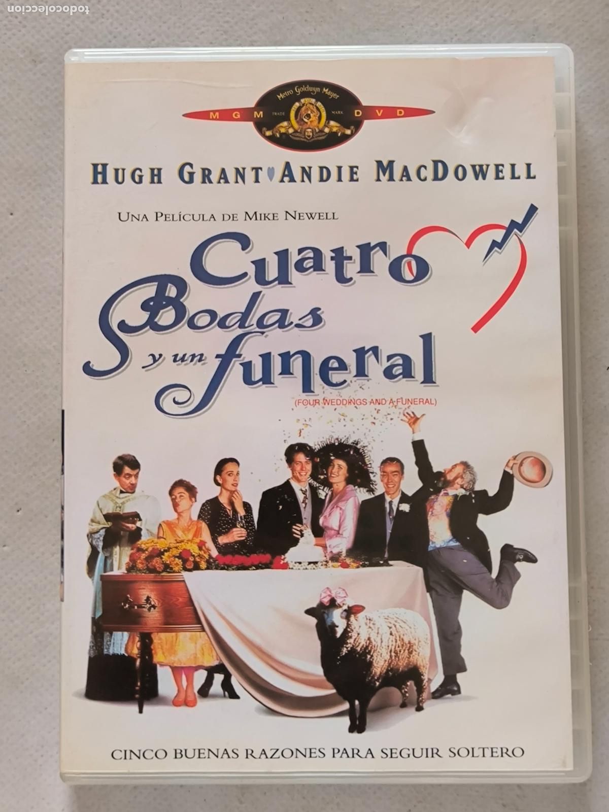 Cine: DVD CUATRO BODAS Y UN FUNERAL - HUGH GRANT (352)