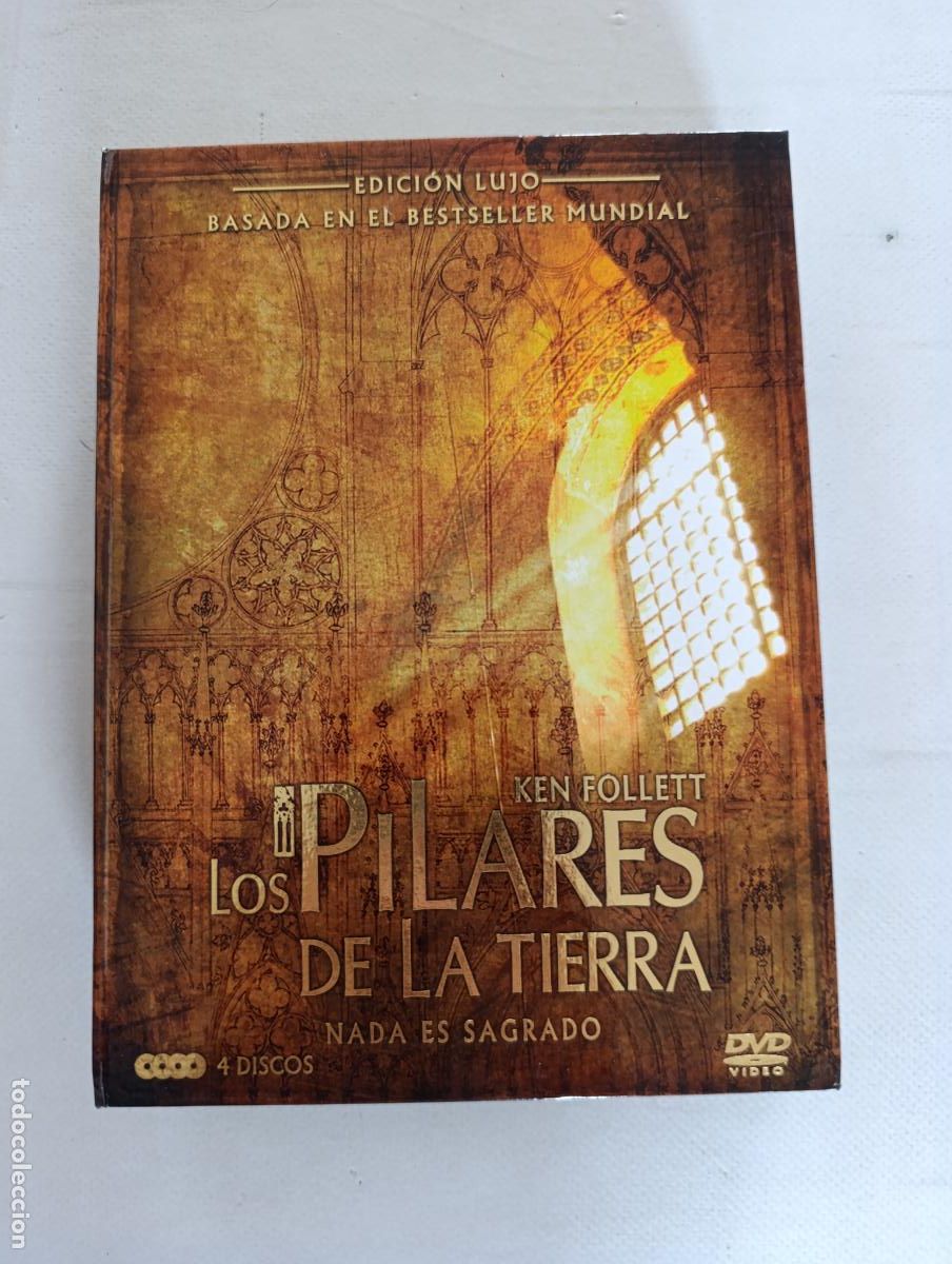 Cine: DVD LOS PILARES DE LA TIERRA - EDICION LUJO - 4 DISCOS - KEN FOLLETT (5Vw)