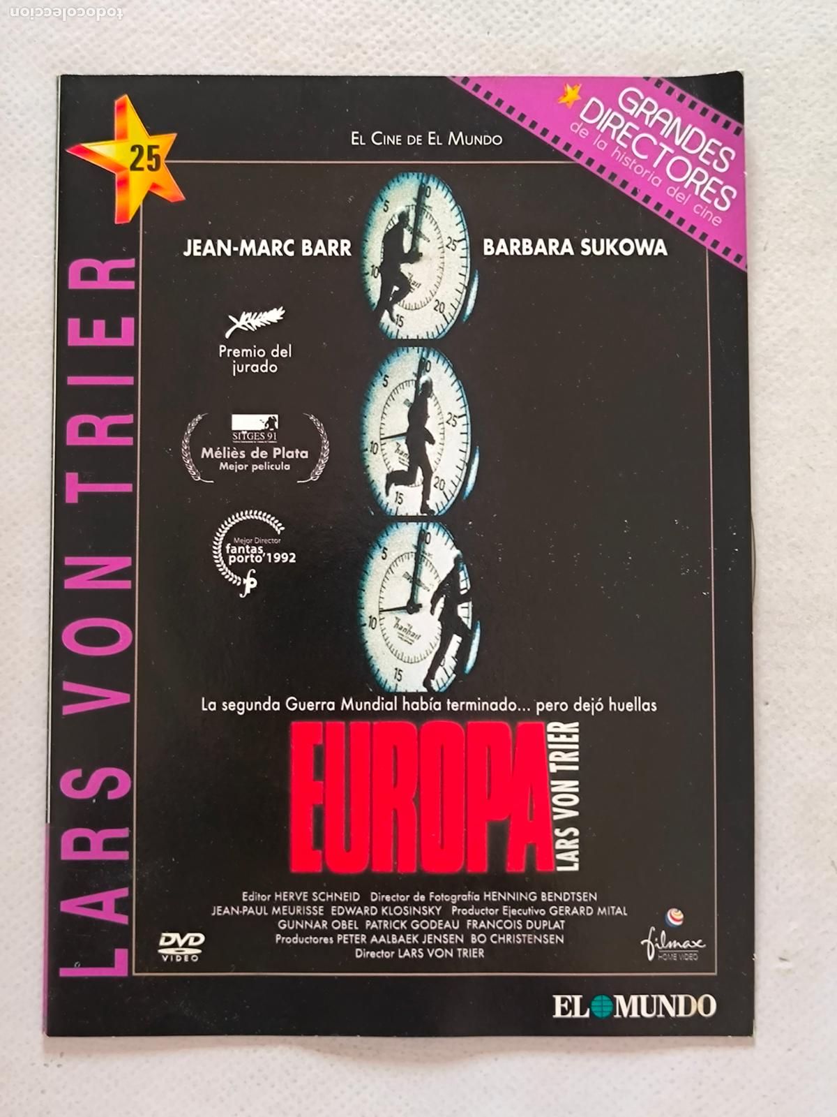 Cine: DVD EUROPA - LARS VON TRIER - FUNDA FINA CARTON (024C)