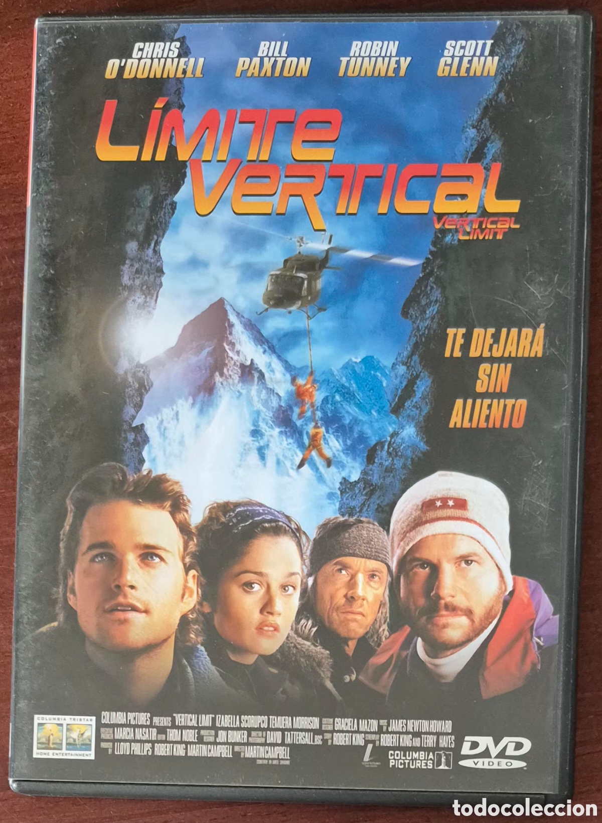 Cine: DVD - L&Iacute;MITE VERTICAL (AUDIOS EN ESPA&Ntilde;OL, INGL&Eacute;S, ITALIANO)