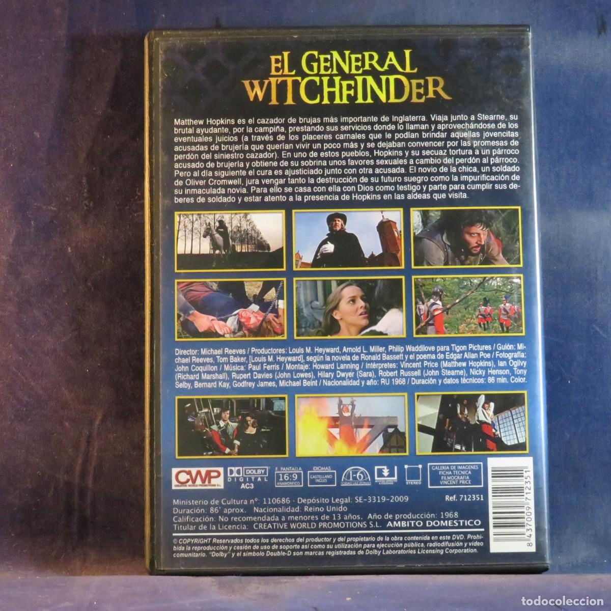 Cine: EL GENERAL WITCHFINDER - DVD - Foto 2
