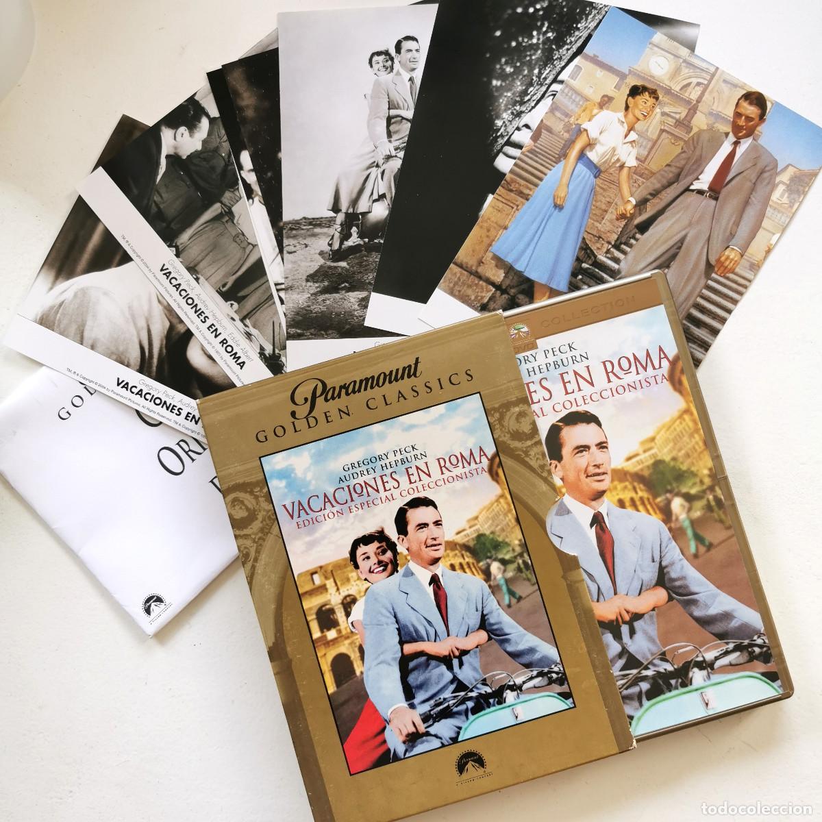 Cine: Completo Vacaciones en Roma DVD Edici&oacute;n Especial Coleccionista + fotograf&iacute;as/postales