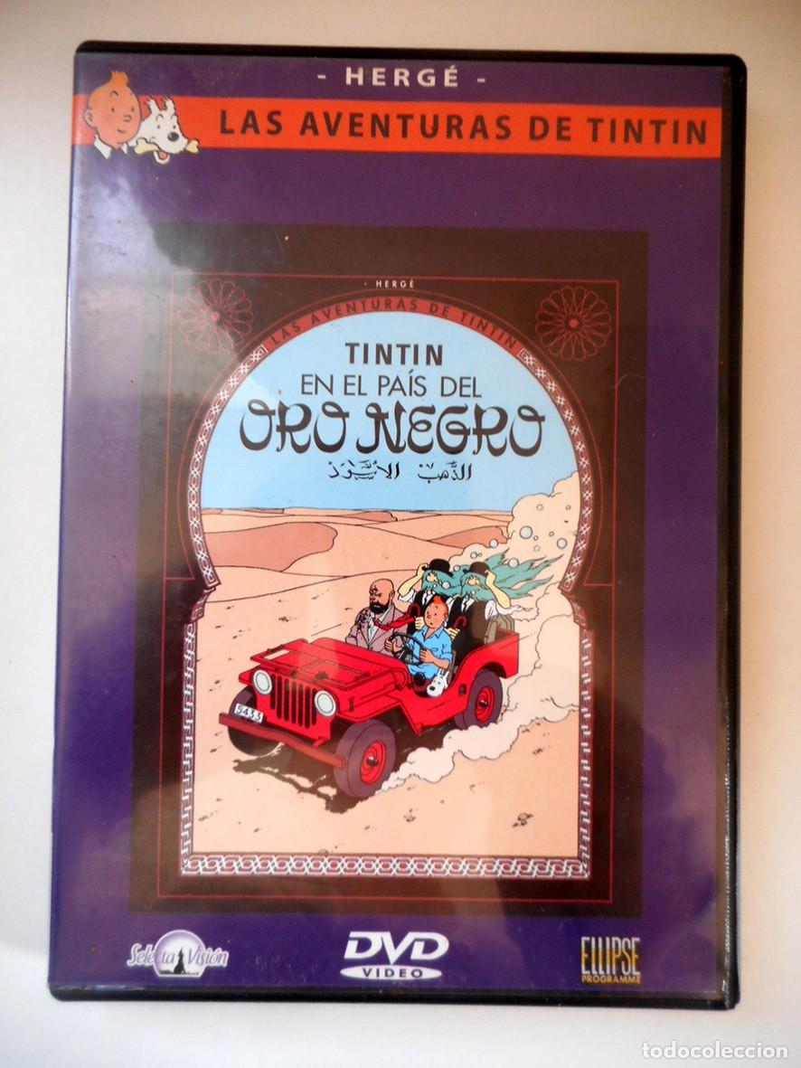 Cine: TINTIN EN EL PA&Iacute;S DEL ORO NEGRO (DVD) ANIMACI&Oacute;N 1992