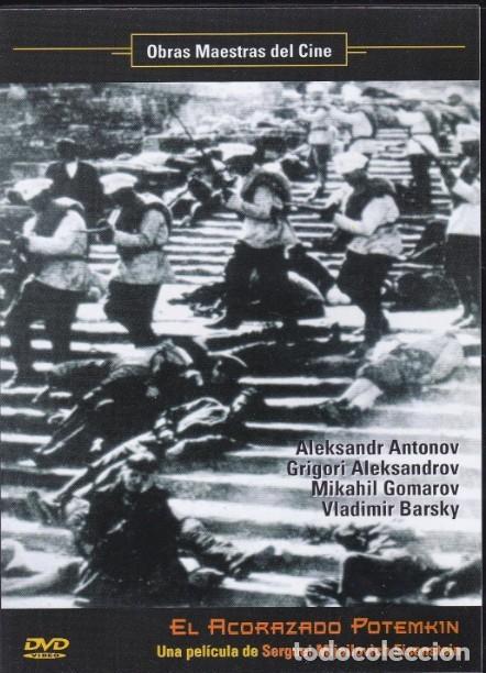 Cinema: DVD OBRAS MAESTRAS DEL CINE EL ACORAZADO POTEMKIM - DIR. S. EISENSTEIN
