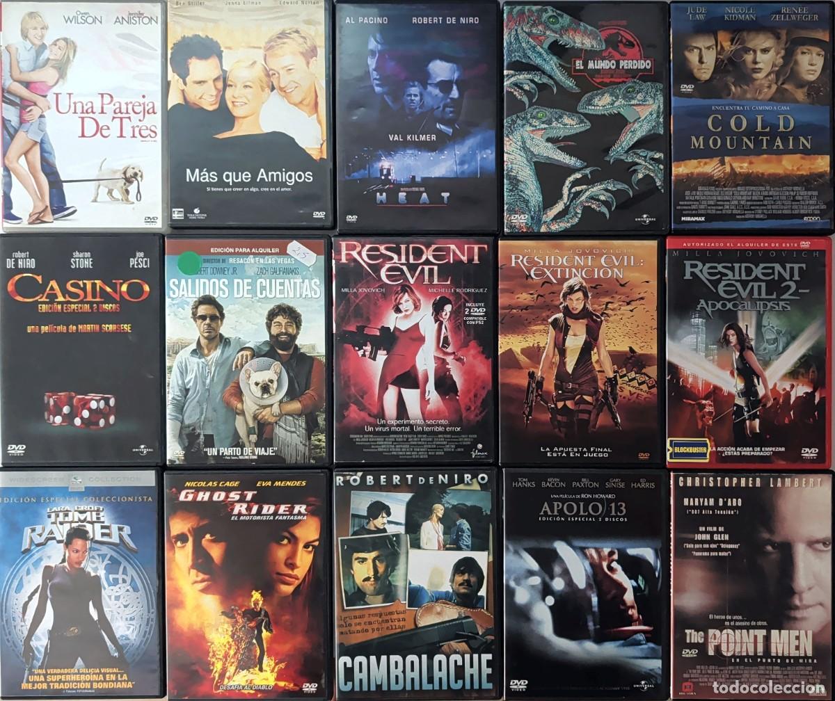 Cin&eacute;ma: 56 pel&iacute;culas DVD &middot; Resident Evil, Heat y Casino