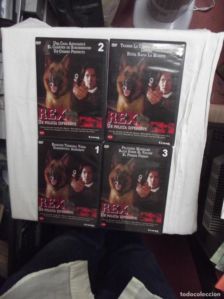 Cine: DVD REX UN POLICIA DIFERENTE 4 NUMEROS ( CAJA FINA )