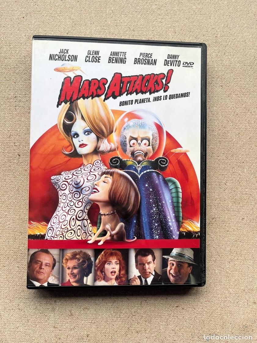 Cine: Mars Attacks! / Jack Nicholson & Glenn Close / Tim Burton / DVD /