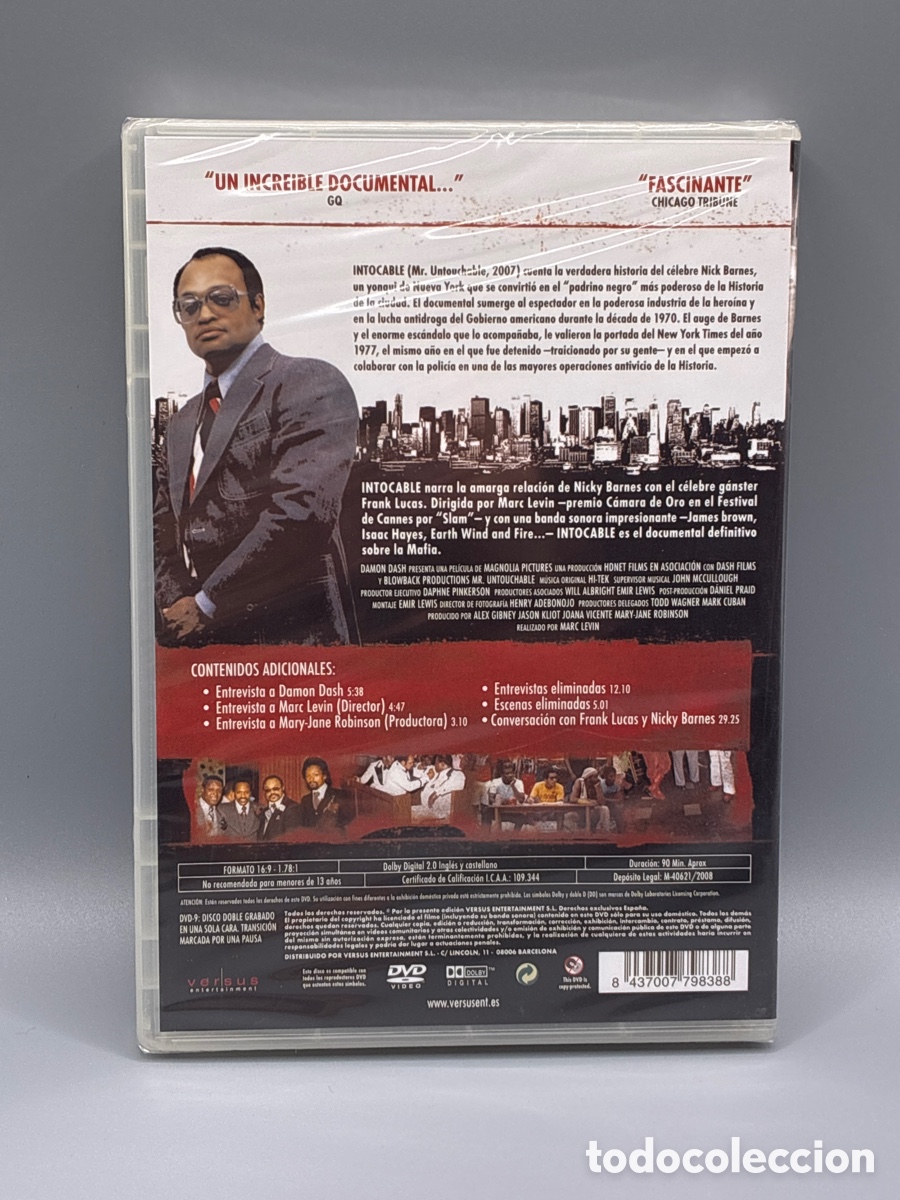 Cine: Intocable (Nicky Barnes) DVD - Foto 2