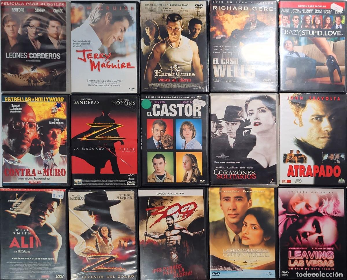 Cine: 58 pel&iacute;culas DVD &middot; Bourne, X-Men y Zorro