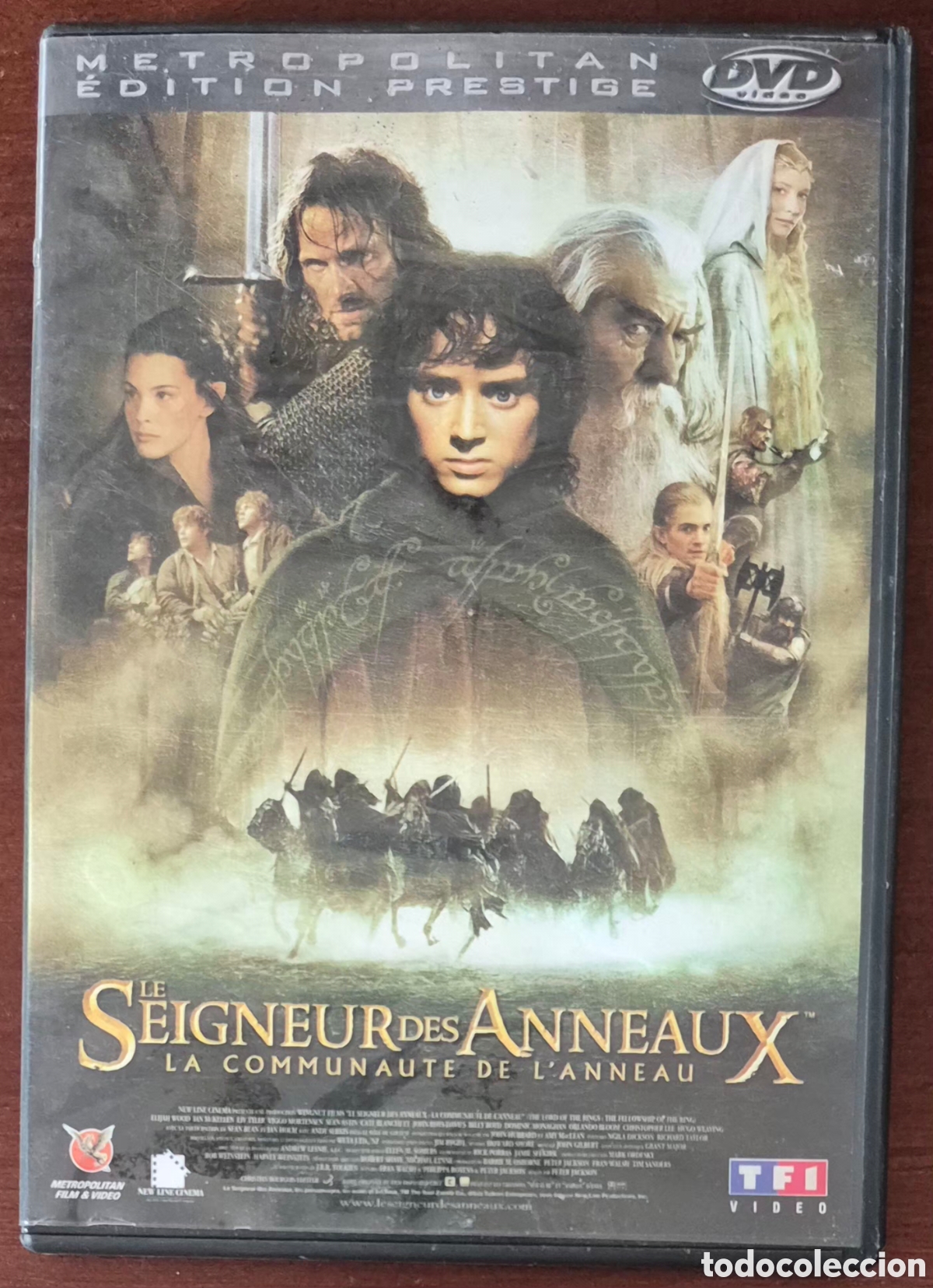 Cine: DVDX2 DOS DISCOS - LE SEIGNEUR DES ANNEAUX, LA COMMUNAUTE DE L'ANNEAU (AUDIOS EN FRANC&Eacute;S)