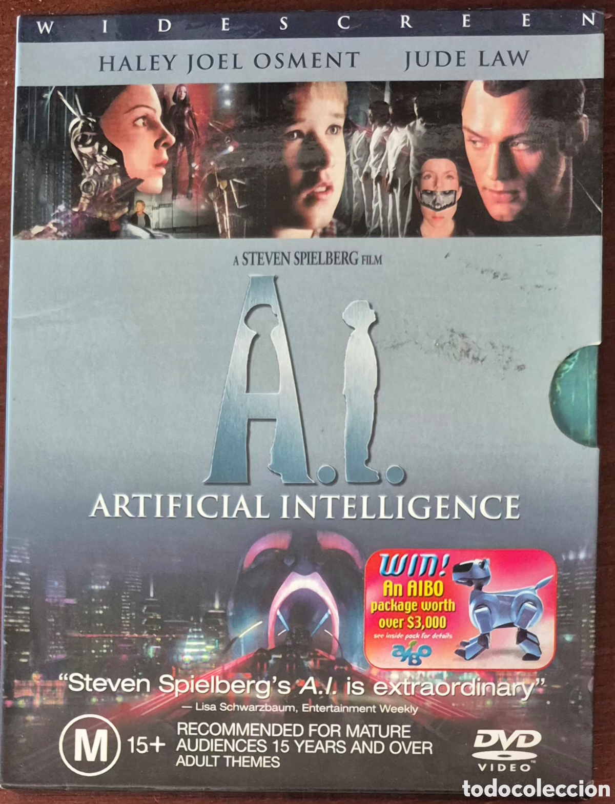 Cin&eacute;ma: DVDX2 DOS DISCOS - A.I. ARTIFICIAL INTELLIGENCE (AUDIOS EN INGL&Eacute;S) REGI&Oacute;N 4