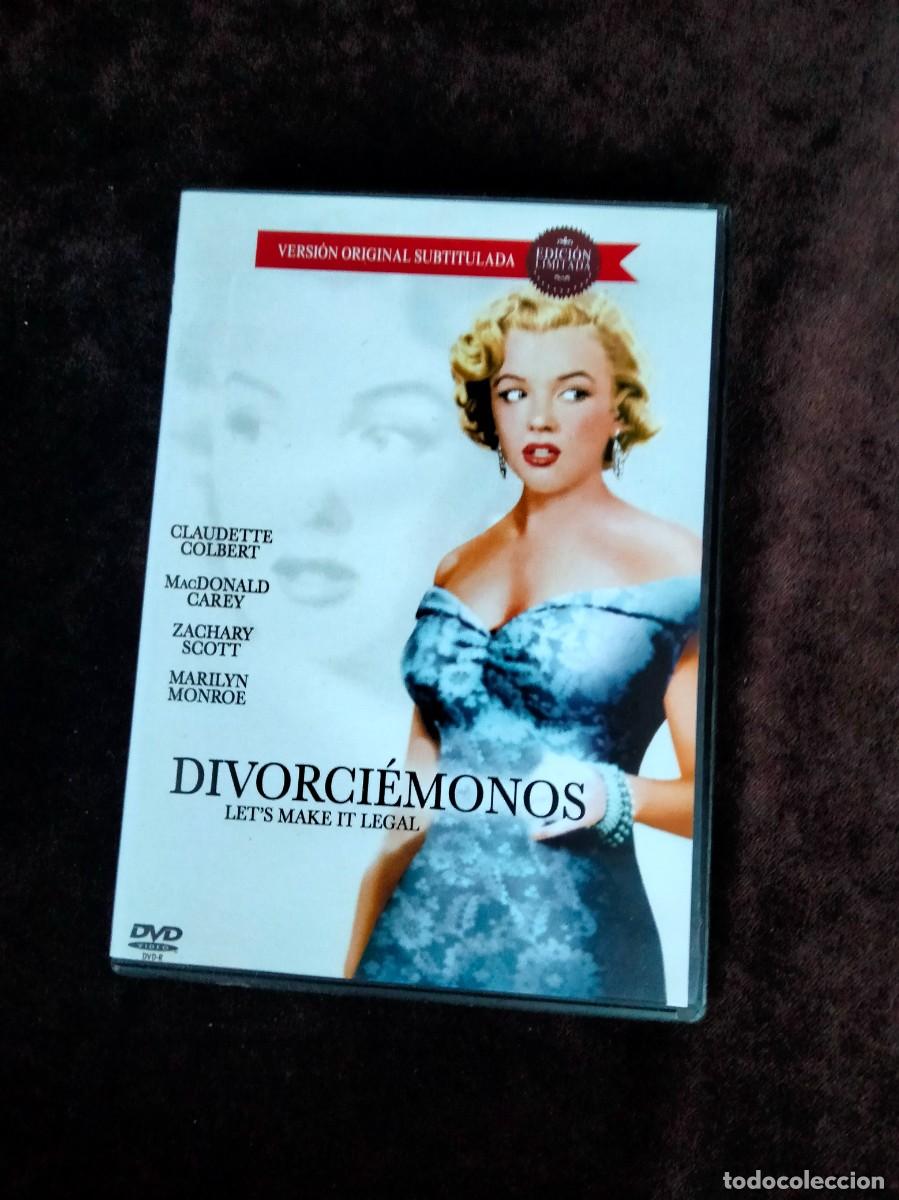 Cine: divorciemonos - marilyn monroe - dvd como nuevo