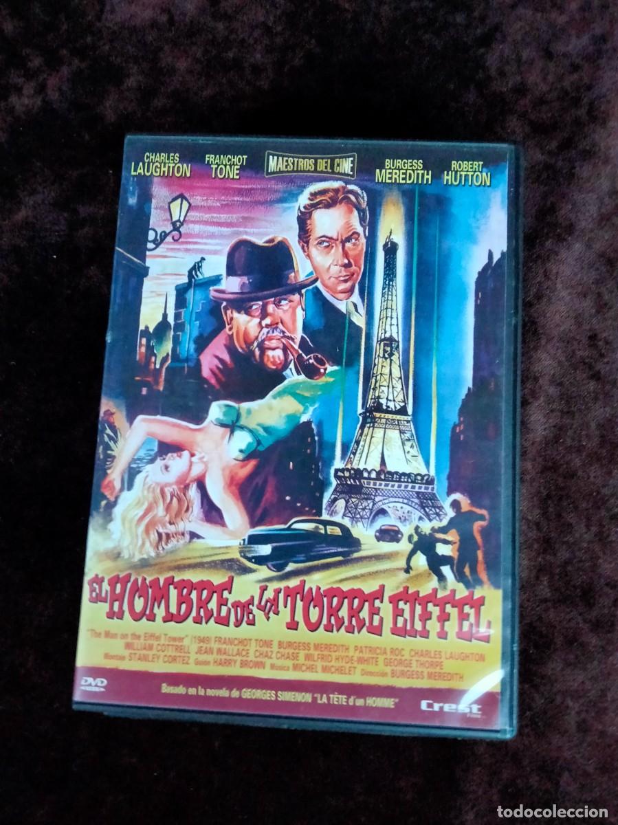 Cine: el hombre de la torre eiffel - dvd como nuevo con librito