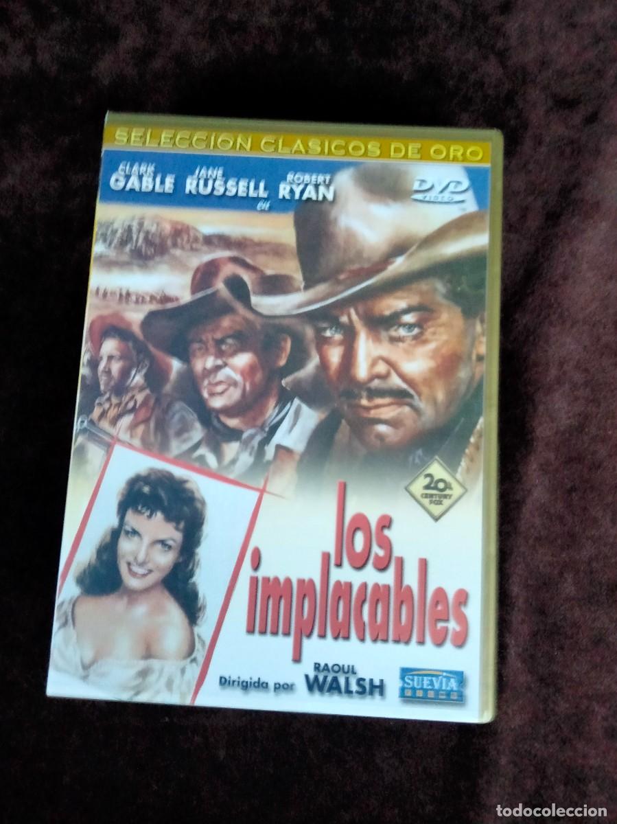 Cine: los implacables - clark gable - dvd casi como nuevo