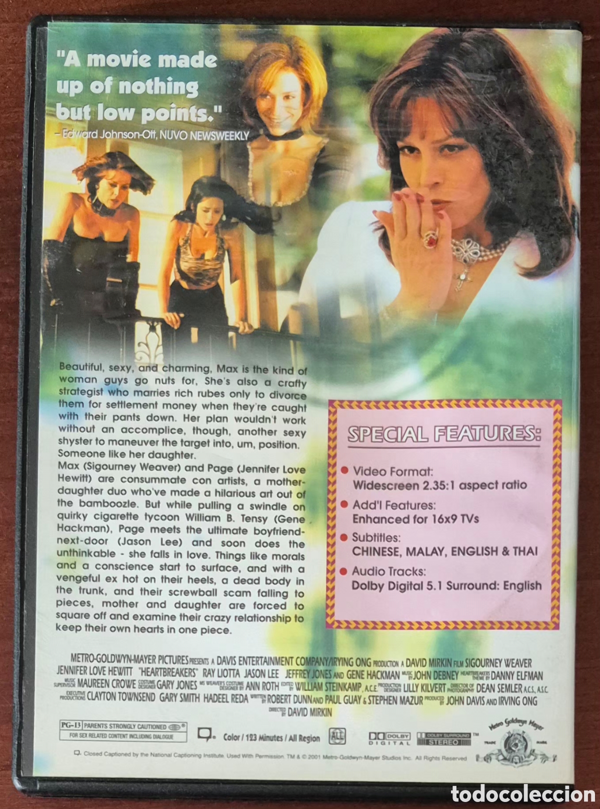 Cine: DVD - HEARTBREAKERS (AUDIOS EN INGL&Eacute;S) - Foto 2