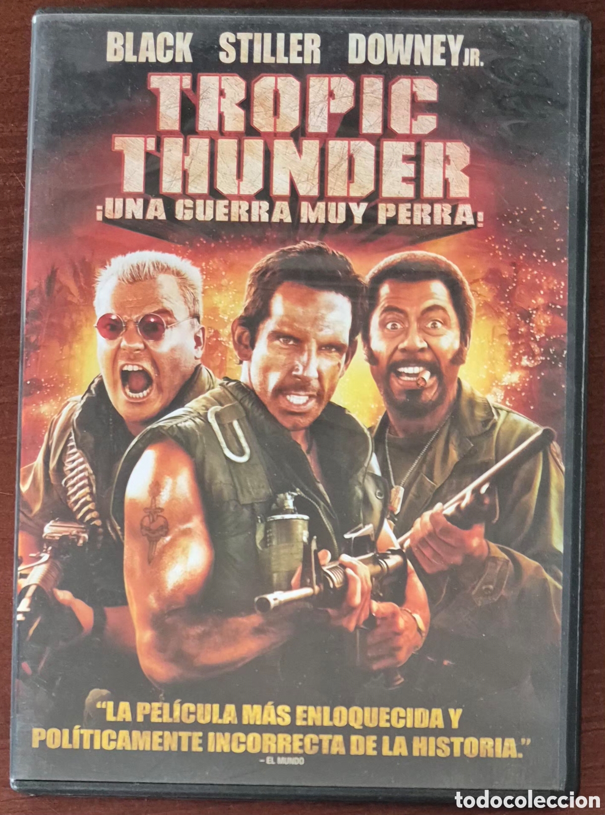 Cine: DVD - TROPIC THUNDER (AUDIOS EN INGL&Eacute;S, ESPA&Ntilde;OL)