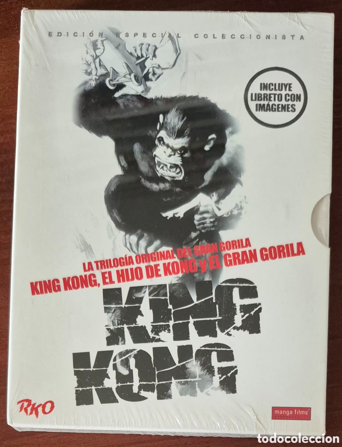 Cine: DVDX2 DOS DISCOS - KING KONG, LA TRILOG&Iacute;A ORIGINAL DEL GRAN GORILA (AUDIOS EN CASTELLANO,CATAL&Aacute;N,ING