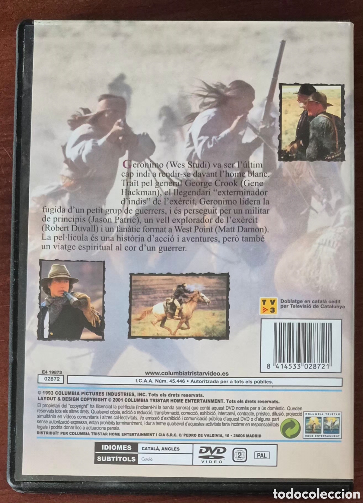 Cine: DVD - GERONIMO (AUDIOS EN CATAL&Aacute;N, INGL&Eacute;S) - Foto 2