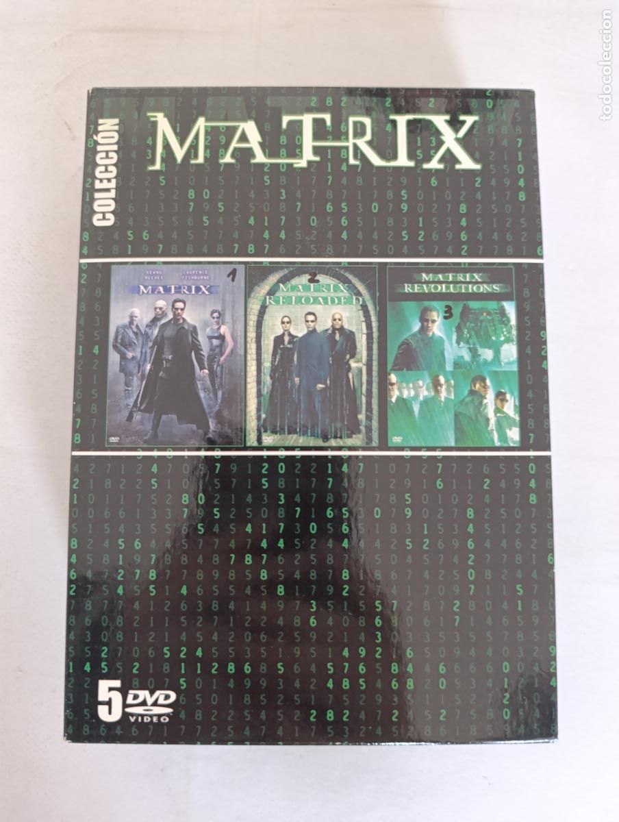 Cine: DVD PACK MATRIX COLECCION - 5 DISCOS - RELOADED, REVOLUTIONS - TRILOGIA (5Y)