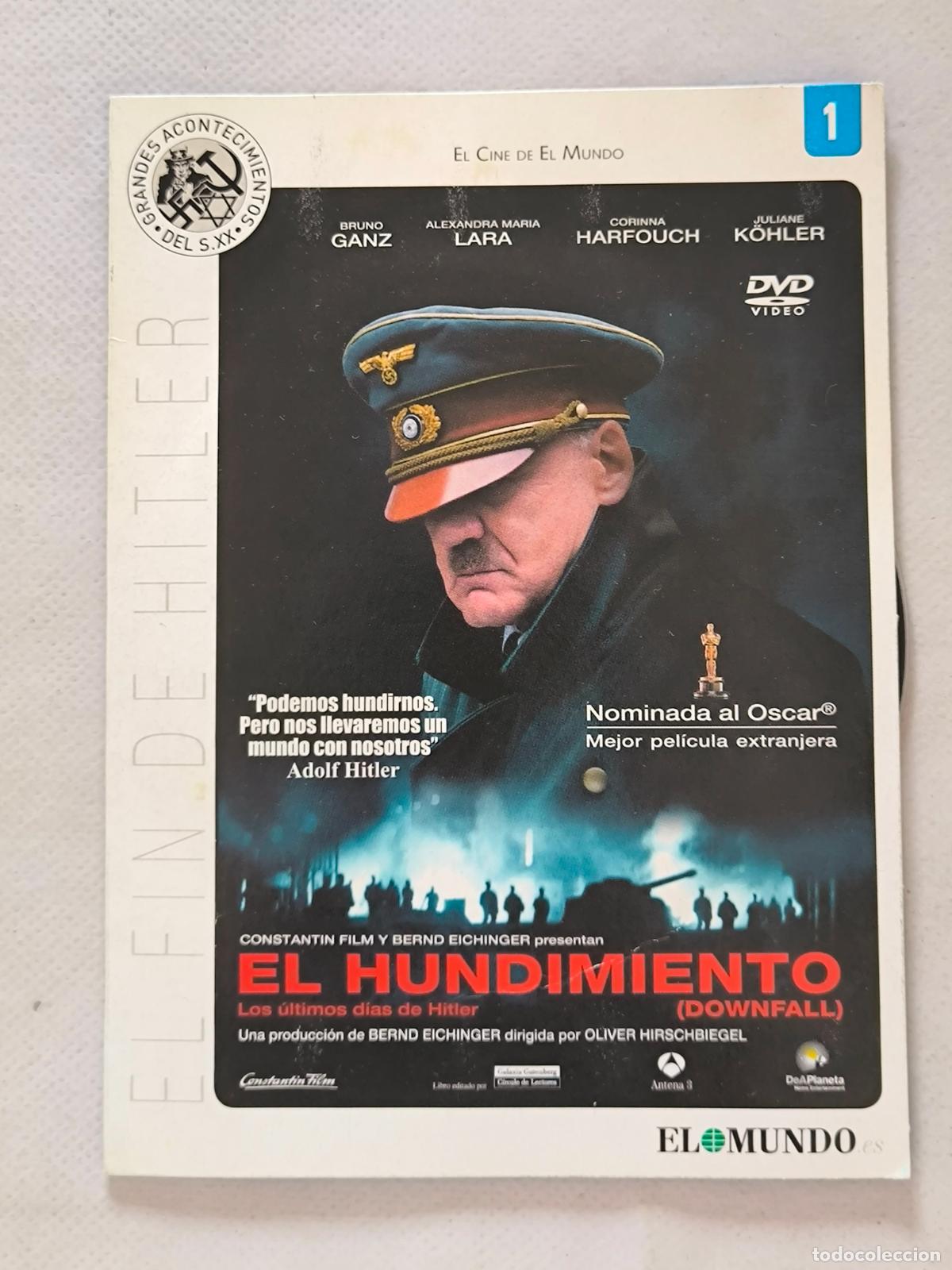 Cine: DVD EL HUNDIMIENTO (DOWNFALL) - LOS ULTIMOS DIAS DE HITLER - FUNDA FINA CARTON (018C)