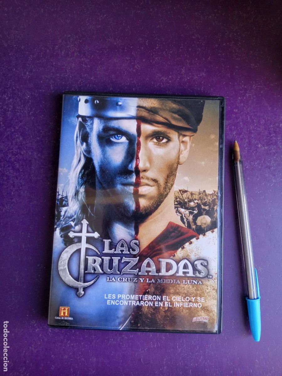 Cine: LAS CRUZADAS - DVD DOCUMENTAL CANAL HISTORIA 2005 - 183 MINUTOS, SIN APENAS USO