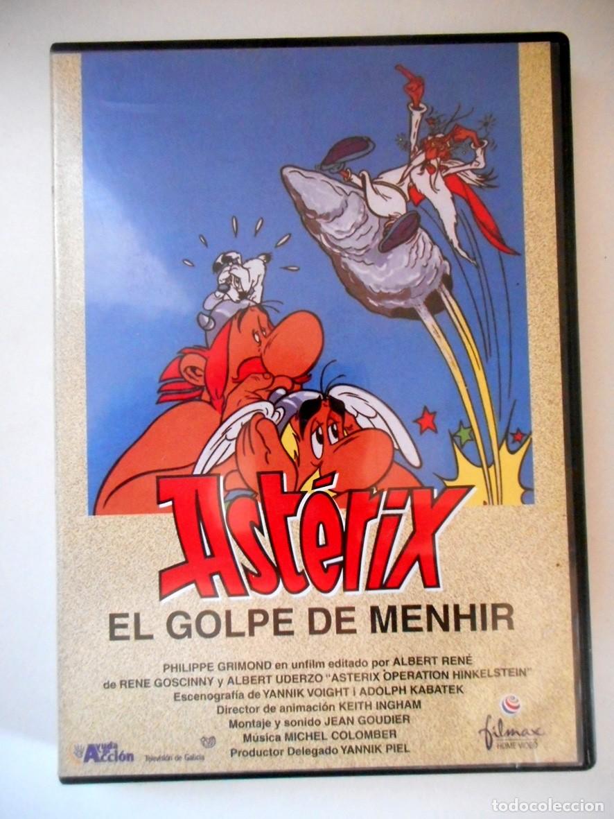 Cine: AST&Eacute;RIX EL GOLPE DE MENHIR (DVD) ANIMACI&Oacute;N 1989