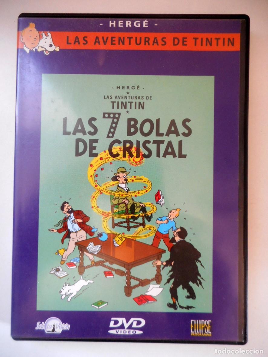 Cine: LAS AVENTURAS DE TINTIN LAS 7 BOLAS DE CRISTAL (DVD) ANIMACI&Oacute;N 1992