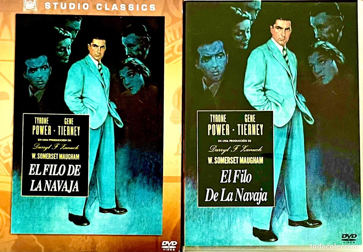 Cine: DVD. EL FILO DE LA NAVAJA. Tyrone Power. Gene Tierney. Anne Baxter. EDICI&Oacute;N ESTUCHE CART&Oacute;N+DVD.