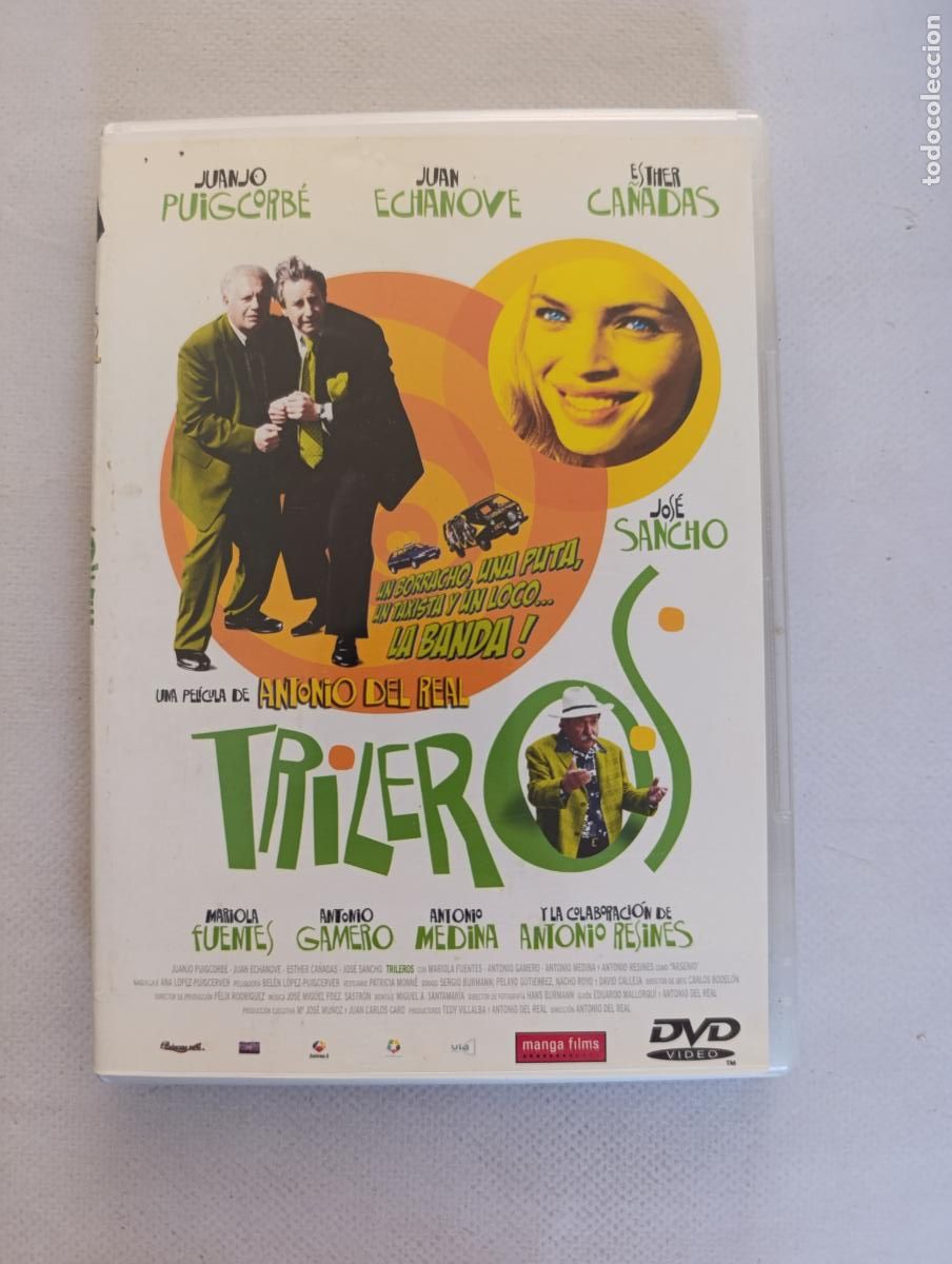 Cine: DVD TRILEROS - ANTONIO DEL REAL - LEER DESCRIPCION (6B)