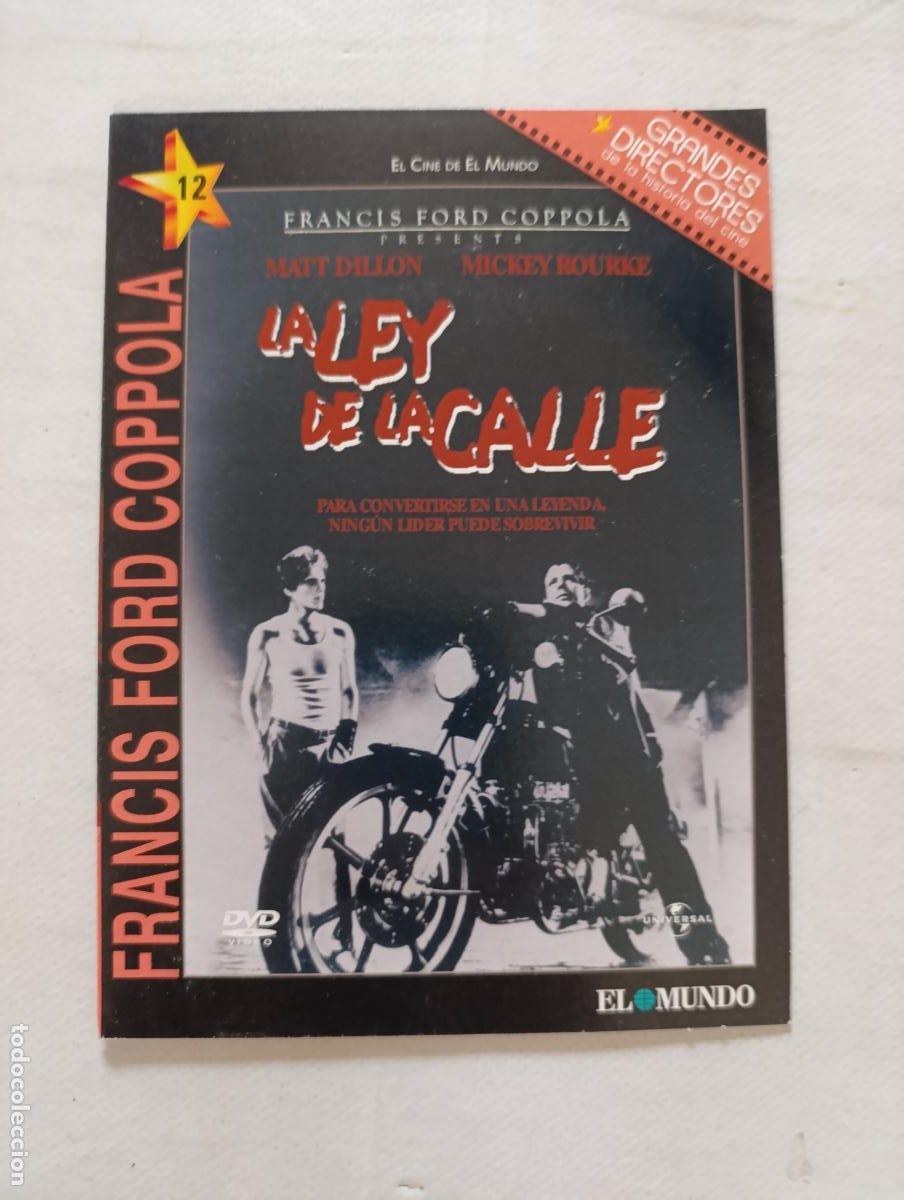 Cine: DVD LA LEY DE LA CALLE - FUNDA FINA CARTON (018C)