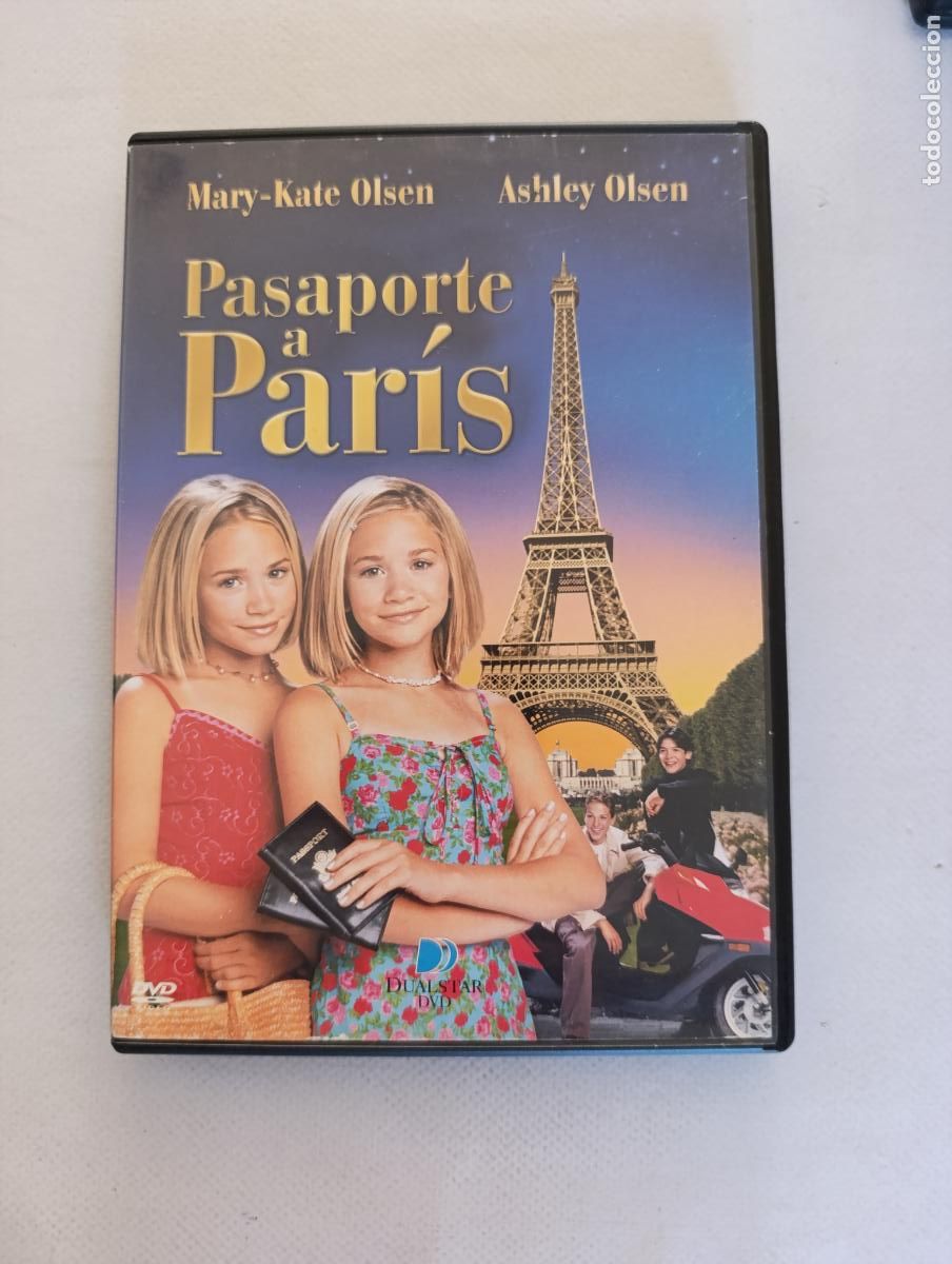 Cine: DVD PASAPORTE A PARIS - MARY-KATE OLSEN, ASHLEY OLSEN - LEER DESCRIPCION (6C)