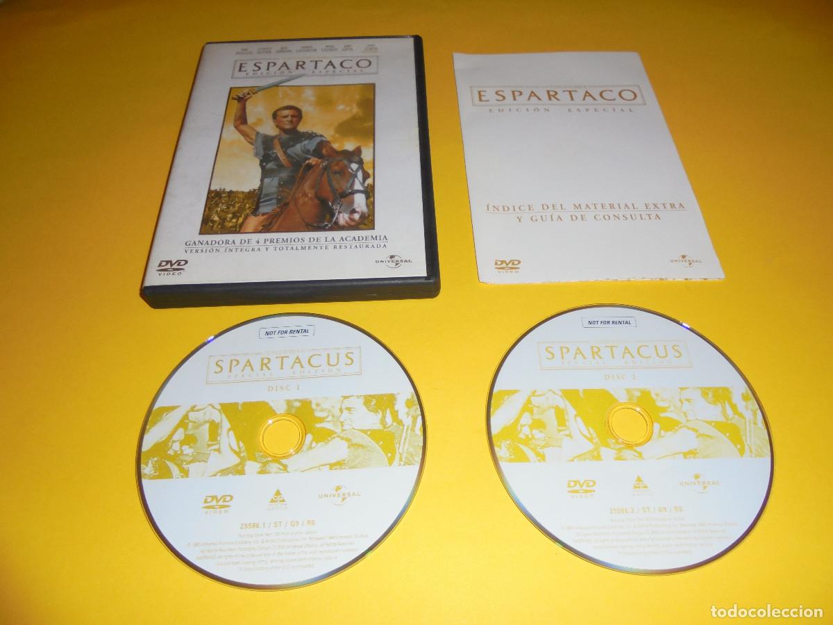 Cine: ESPARTACO ( EDICION ESPECIAL ) - 2 DVD - 820 747 7 - UNIVERSAL - KIRK DOUGLAS - LAURENCE OLIVIER ...