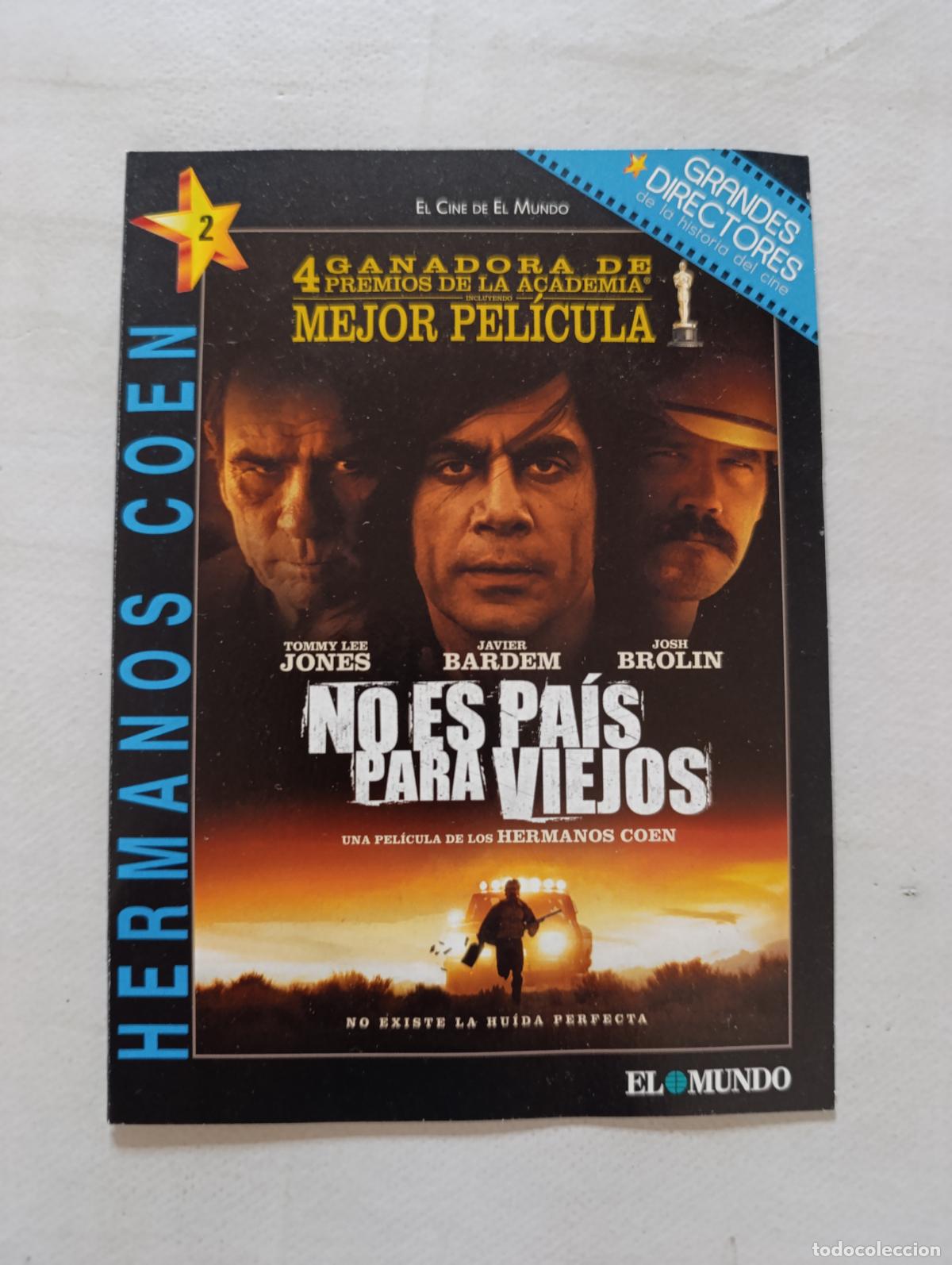Cine: DVD NO ES PAIS PARA VIEJOS - HERMANOS COEN - JAVIER BARDEM - FUNDA FINA CARTON (018C)