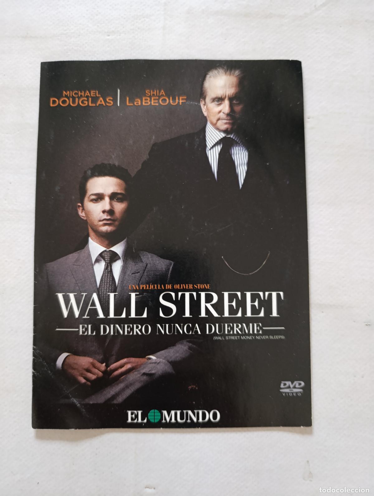 Kino: DVD WALL STREET EL DINERO NUNCA DUERME - OLIVER STONE - MICHAEL DOUGLAS - FUNDA FINA CARTON (6E)