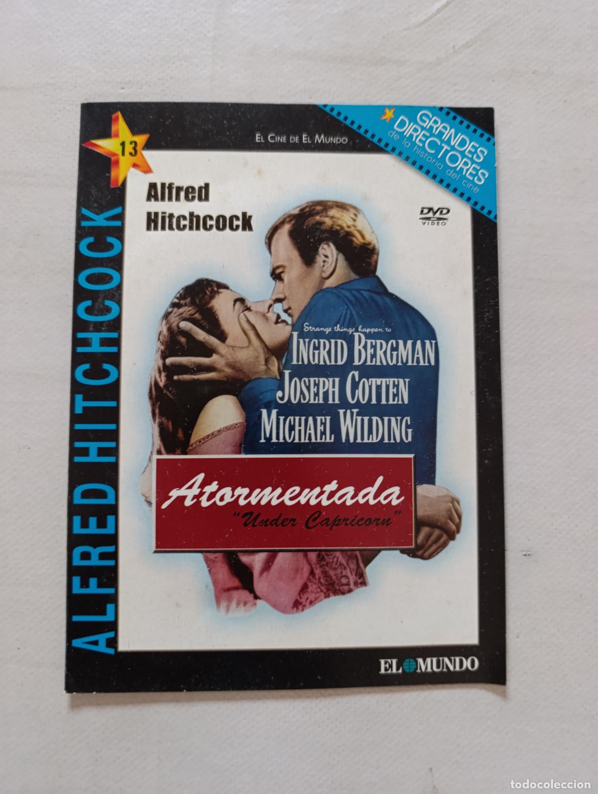 Kino: DVD ATORMENTADA - ALFRED HITCHCOCK - FUNDA FINA CARTON (018C)