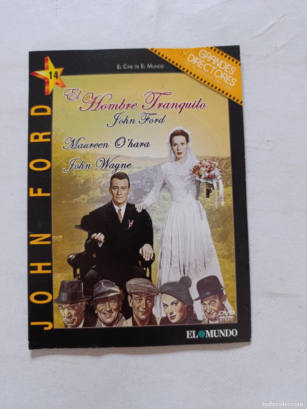 Cine: DVD EL HOMBRE TRANQUILO - JOHN FORD - JOHN WAYNE, MAUREEN O'HARA - FUNDA FINA CARTON (018C)