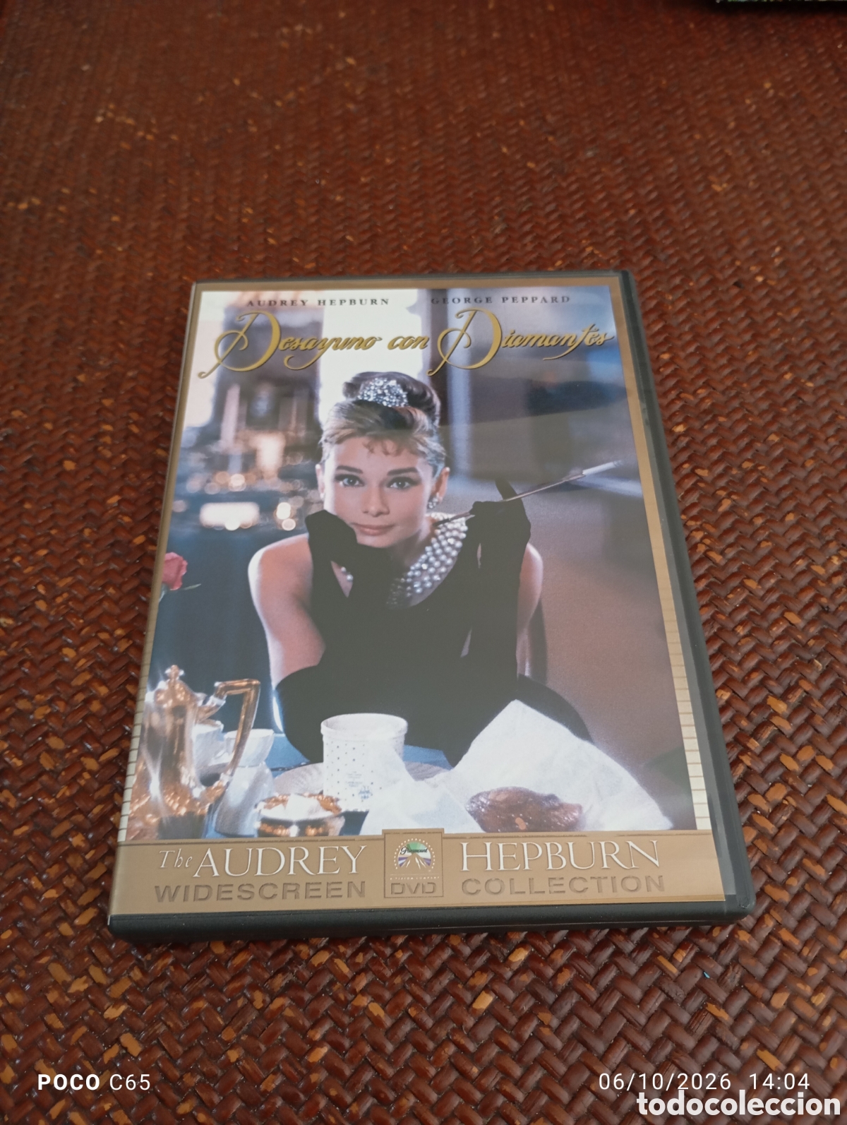 Cine: Desayuno con diamantes DVD se&ntilde;ales de uso pero visionada sin problemas