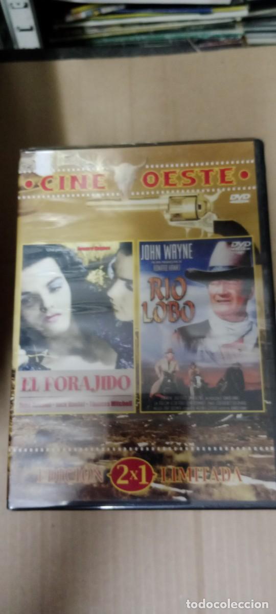 Cine: EL FORAJIDO Y RIO LOBO PRECINTADO DVD CINE GG-TOF