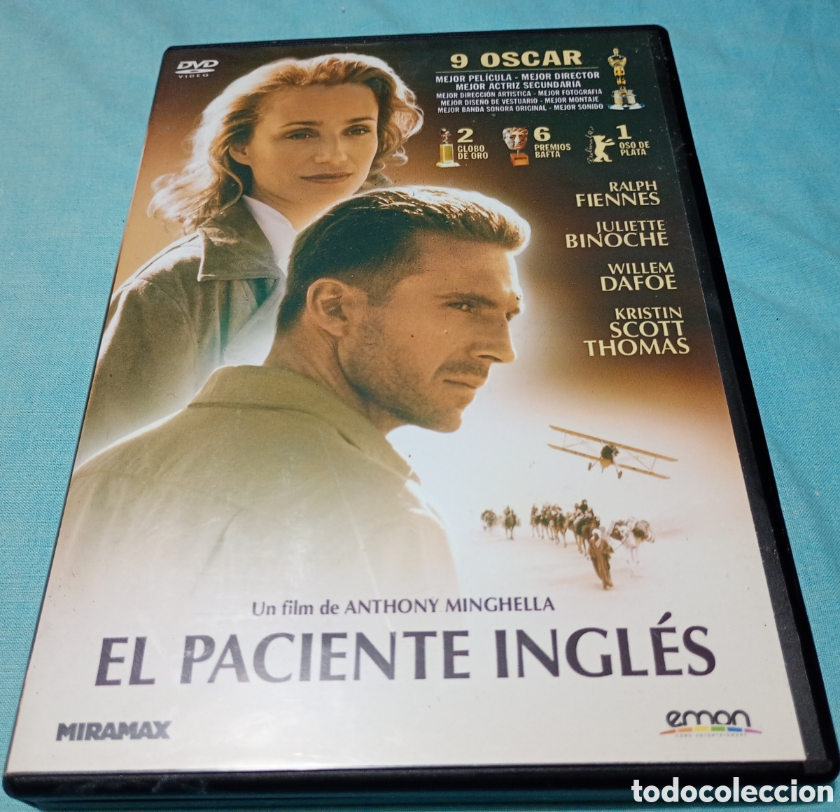 Cine: El paciente ingl&eacute;s DVD
