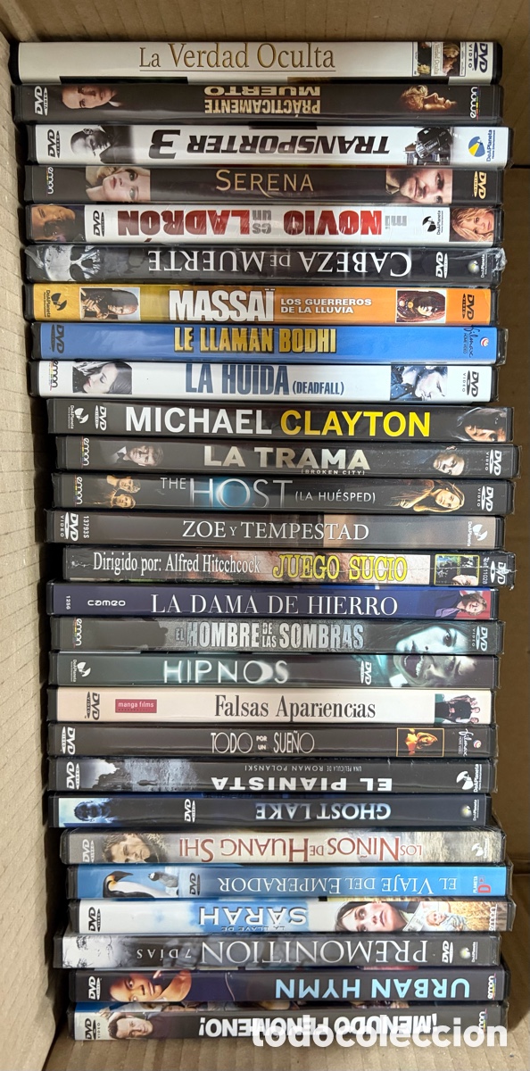 Cinema: Lote de 28 Pel&iacute;culas en DVD - Cine Variado (Hitchcock, El Pianista, Acci&oacute;n, Drama y M&aacute;s)
