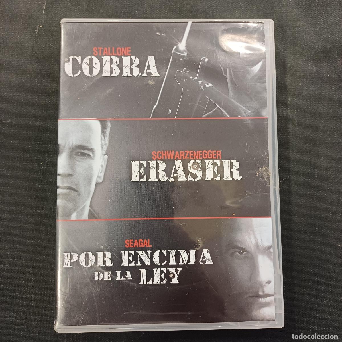 Cine: COBRA-ERASER-POR ENCIMA DE LA LEY/DVD 3 DISCOS.