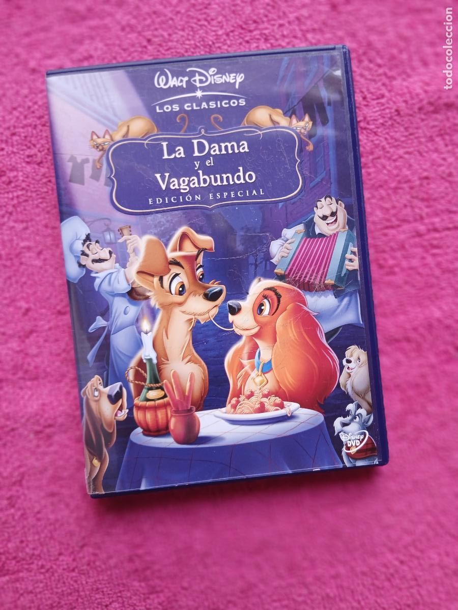 Cine: la dama y el vagabundo edici&oacute;n especial 1955 walt disney los cl&aacute;sicos disney dvd